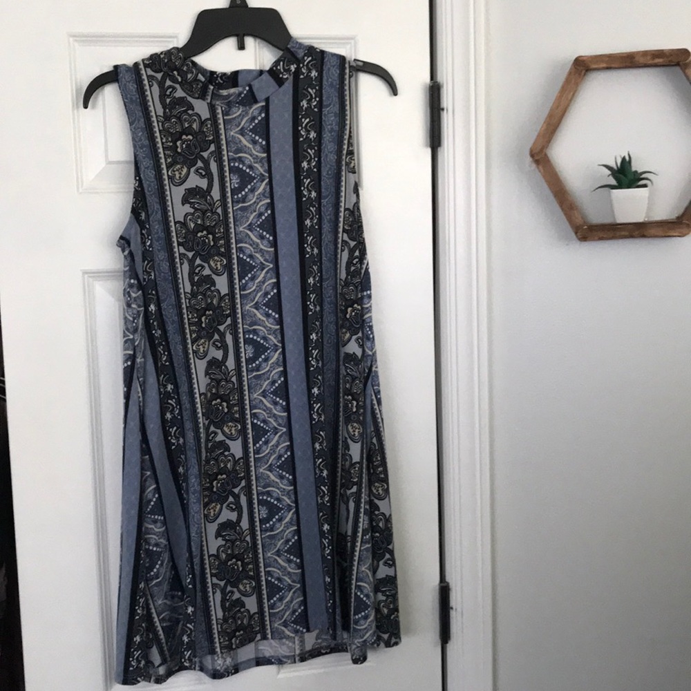 Adorable Blue Patterened Dress